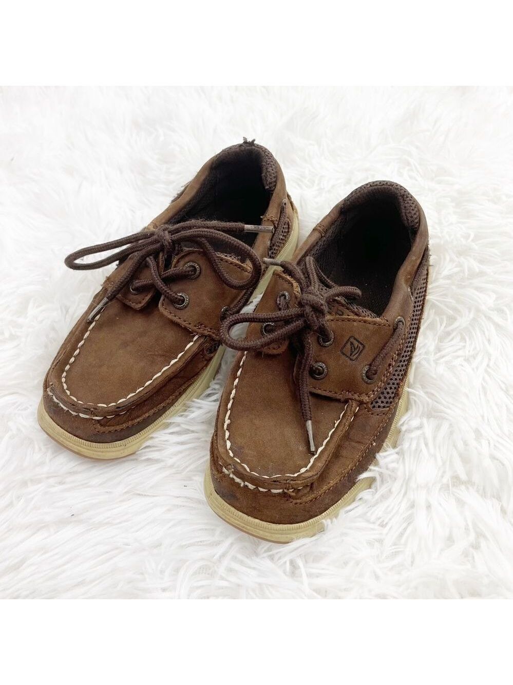 Sperry Topsiders Brown Lace Up Leather Loafers